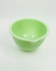 ANTIQUE AMERICAN GREEN JADEITE MILK URANIUM GLASS MIXING BOWL