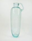 TALL 1980s AUSTRALIAN RECYCLED GLASS JUG VASE