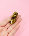 Extremely rare antique Art Deco brass brooch