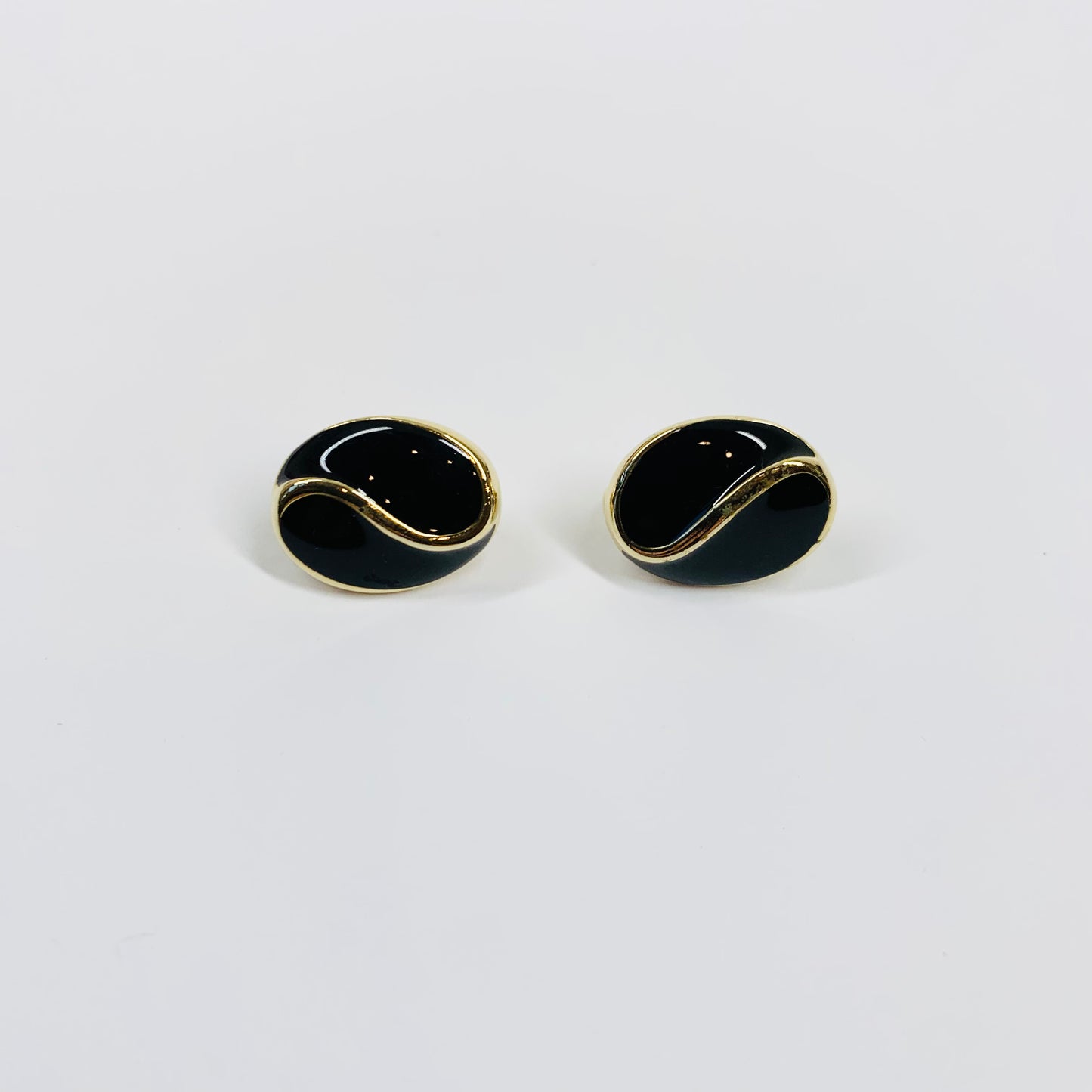 Rare 1960s Barcs statement necklace with black enamel pendant