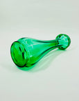 GREEN GLASS POSY VASE