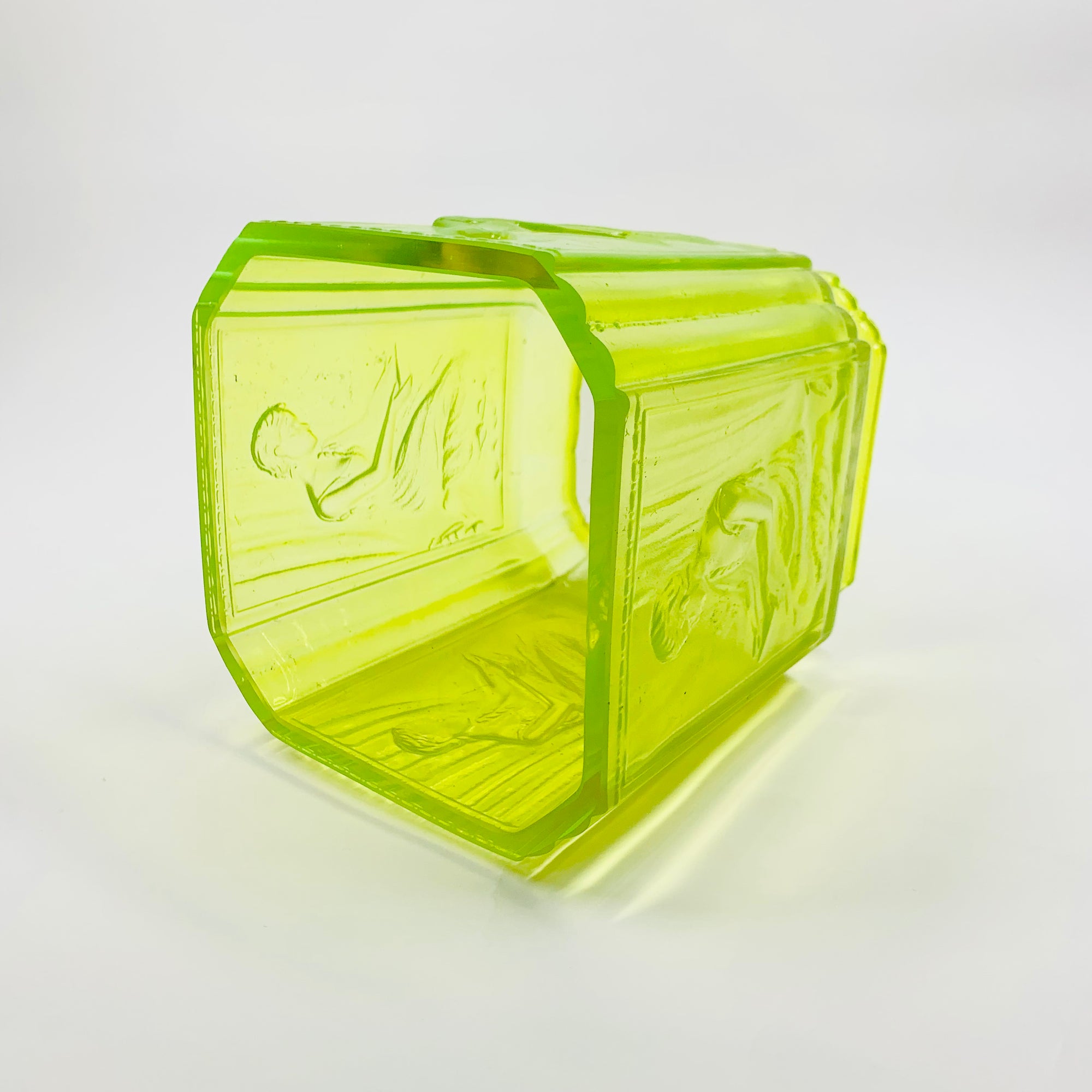 URANIUM GLASS VASE