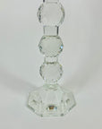 Vintage cut crystal candle holder