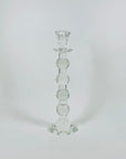 Vintage cut crystal candle holder