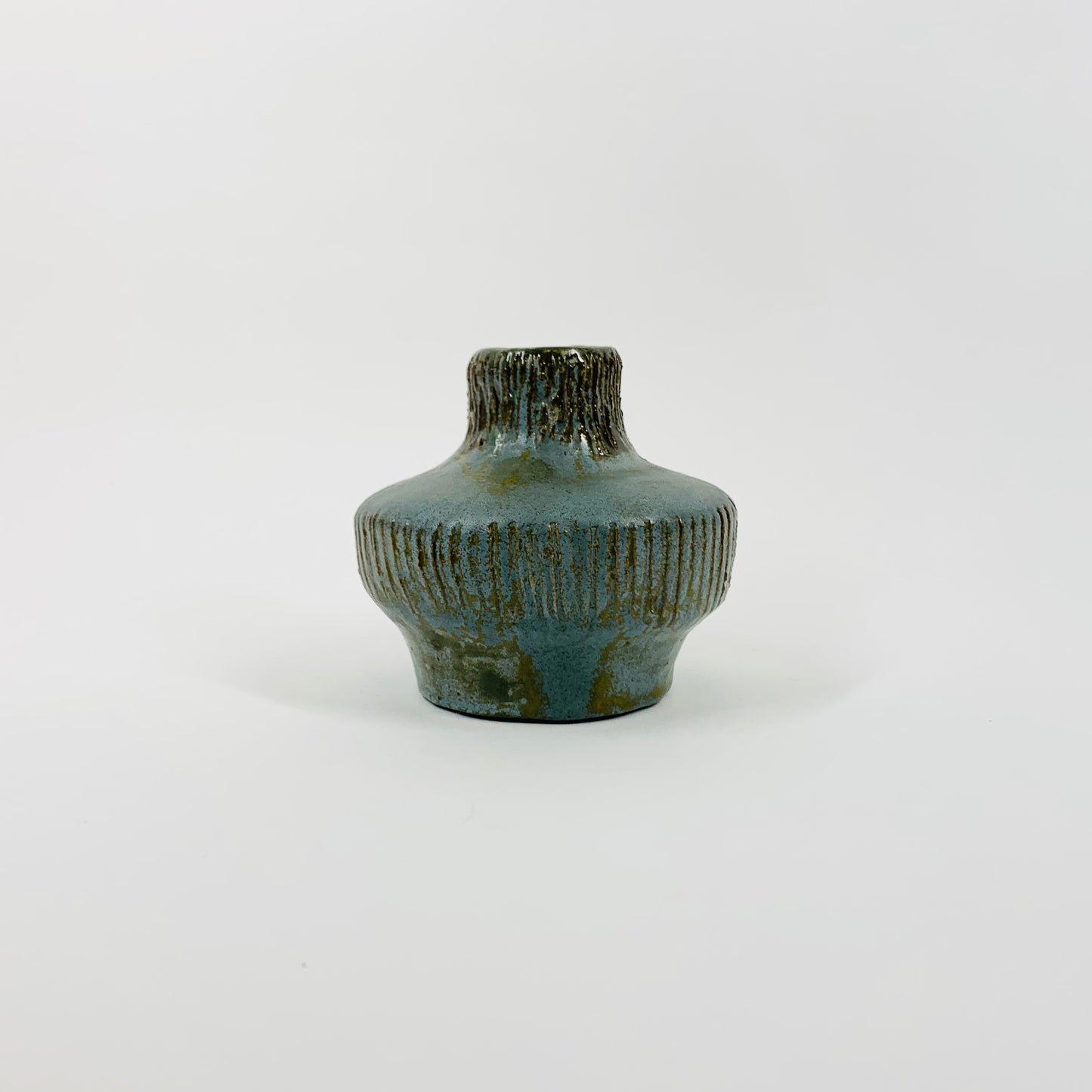 Vintage hand made Australian pottery posy vase/candle holder