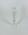 Vintage cut crystal candle holder