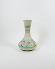 MCM Deruta hand-painted geometric pottery vase by Lapid