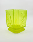 URANIUM GLASS VASE