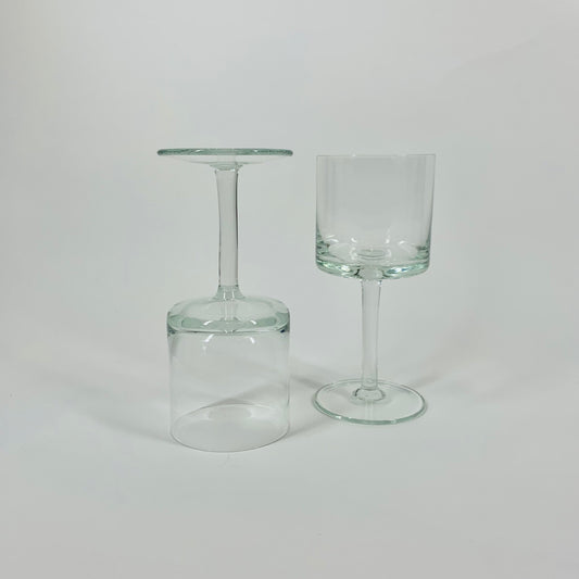 MCM clear cocktail glasses