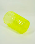 URANIUM GLASS CYLINDER VASE