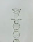Vintage cut crystal candle holder