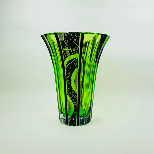KARL PALDA LARGE GREEN VASE