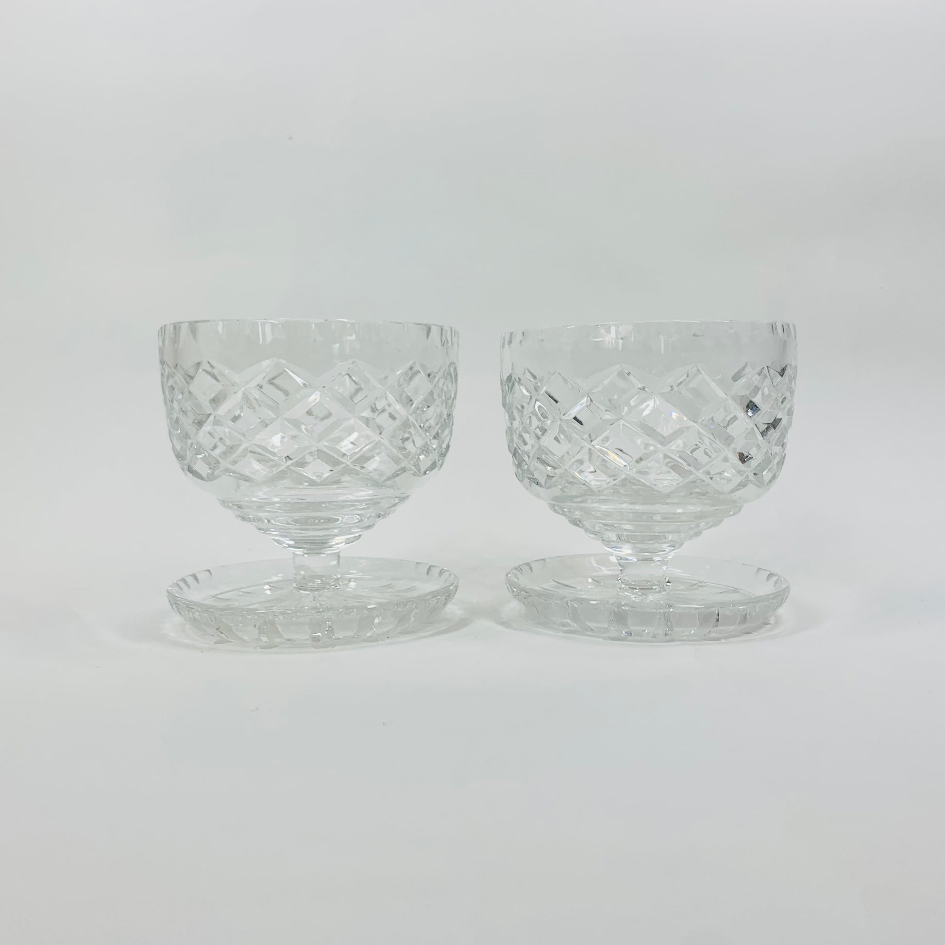 Hand Blown Glass Dessert Bowls – Set Of 4 Crystal Palestine