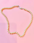 1950s single strand pearl necklace