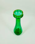 GREEN GLASS POSY VASE