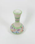 MCM Deruta hand-painted geometric pottery vase by Lapid