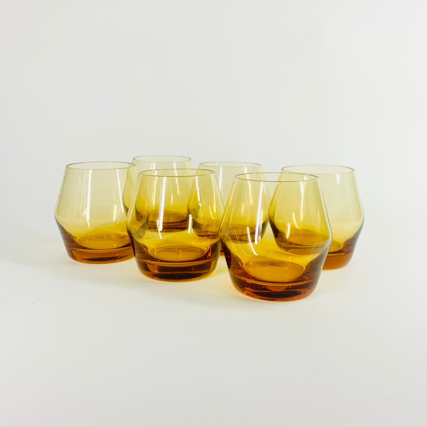 MCM AMBER TUMBLER GLASSES