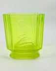 URANIUM GLASS VASE