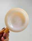 Rare vintage American Fire King lustreware glass serveware
