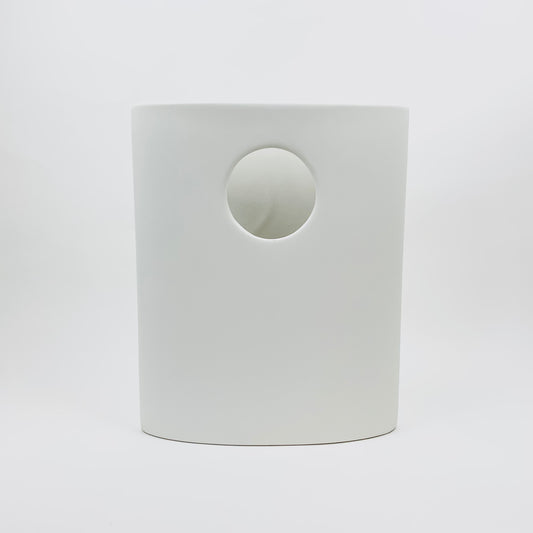 Rare 1980s post-modern ASA Germany white pottery vase