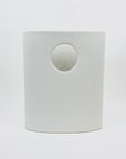 Rare 1980s post-modern ASA Germany white pottery vase