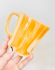 Rare vintage American Fire King lustreware glass serveware