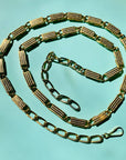 1970s gold plated necklace/belt