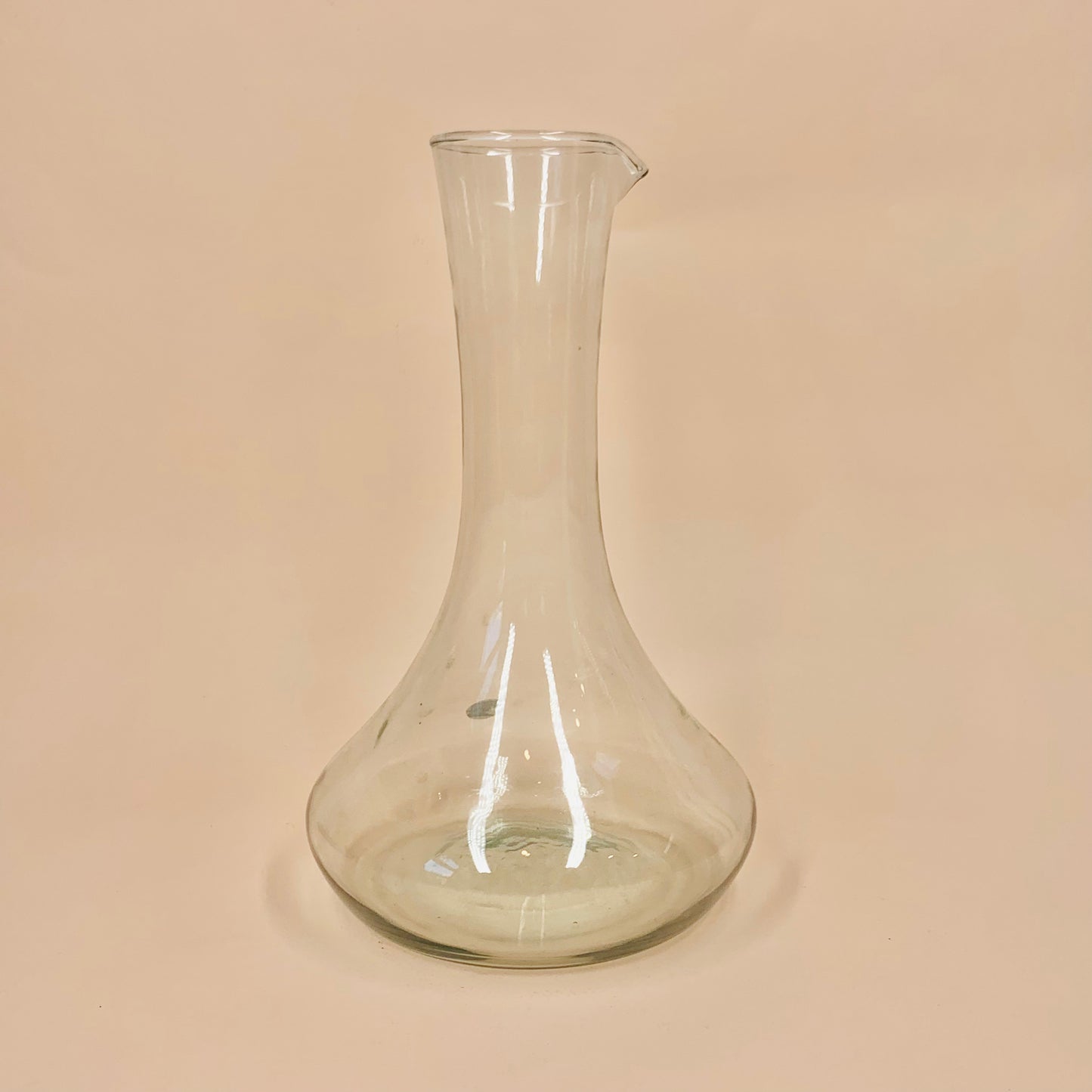 Vintage recycled glass decanter
