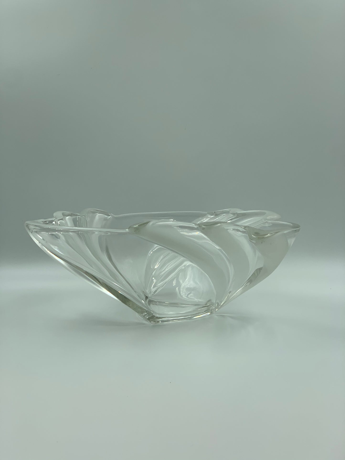Vintage Mikasa crystal decorative bowl