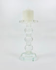Vintage cut crystal candle holder