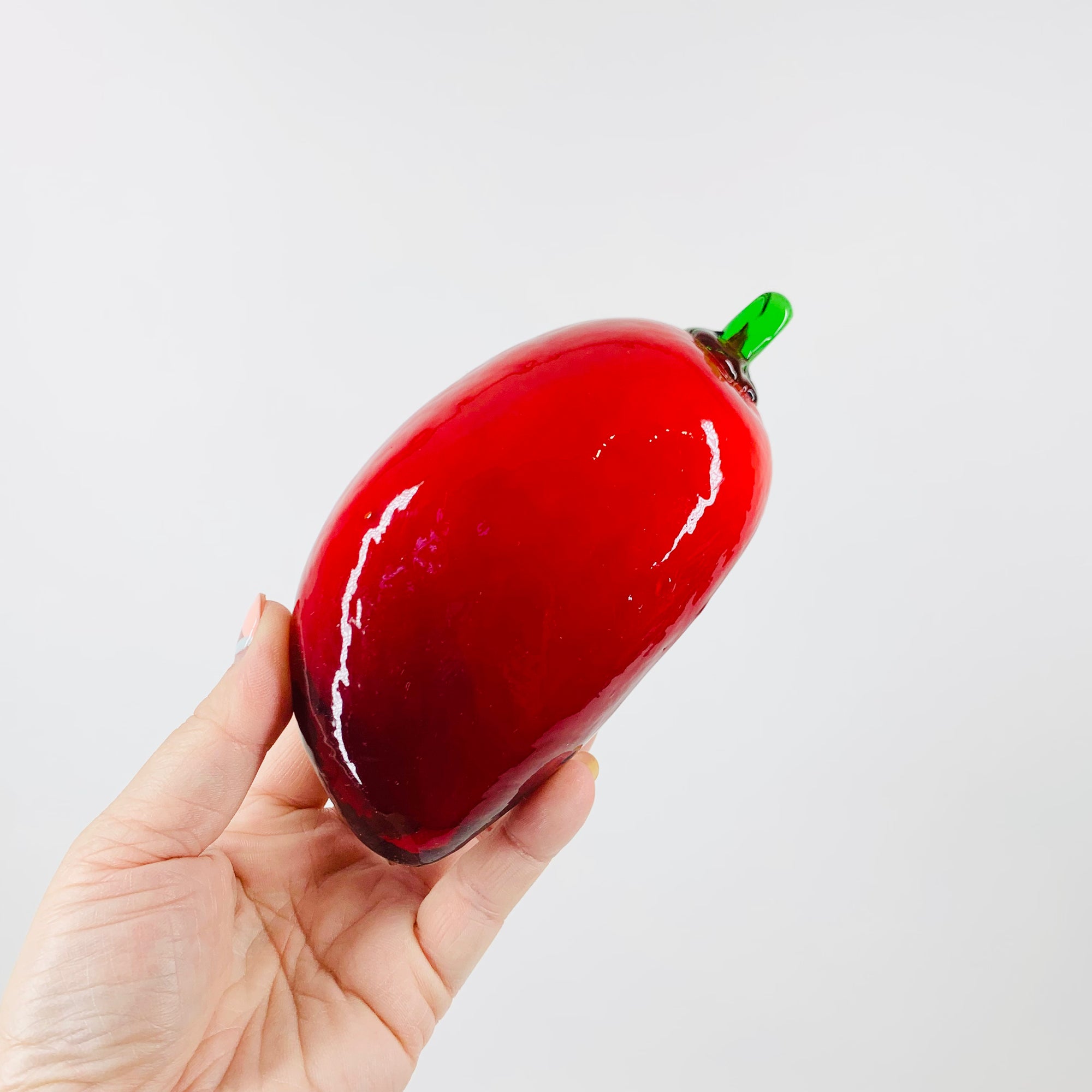 Midcentury Italian glass fruit