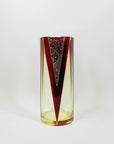 Extremely extremely rare antique Art Deco ruby enamel and citrine glass jug and matching wine glasses set by Karl Palda