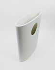 Rare 1980s post-modern ASA Germany white pottery vase