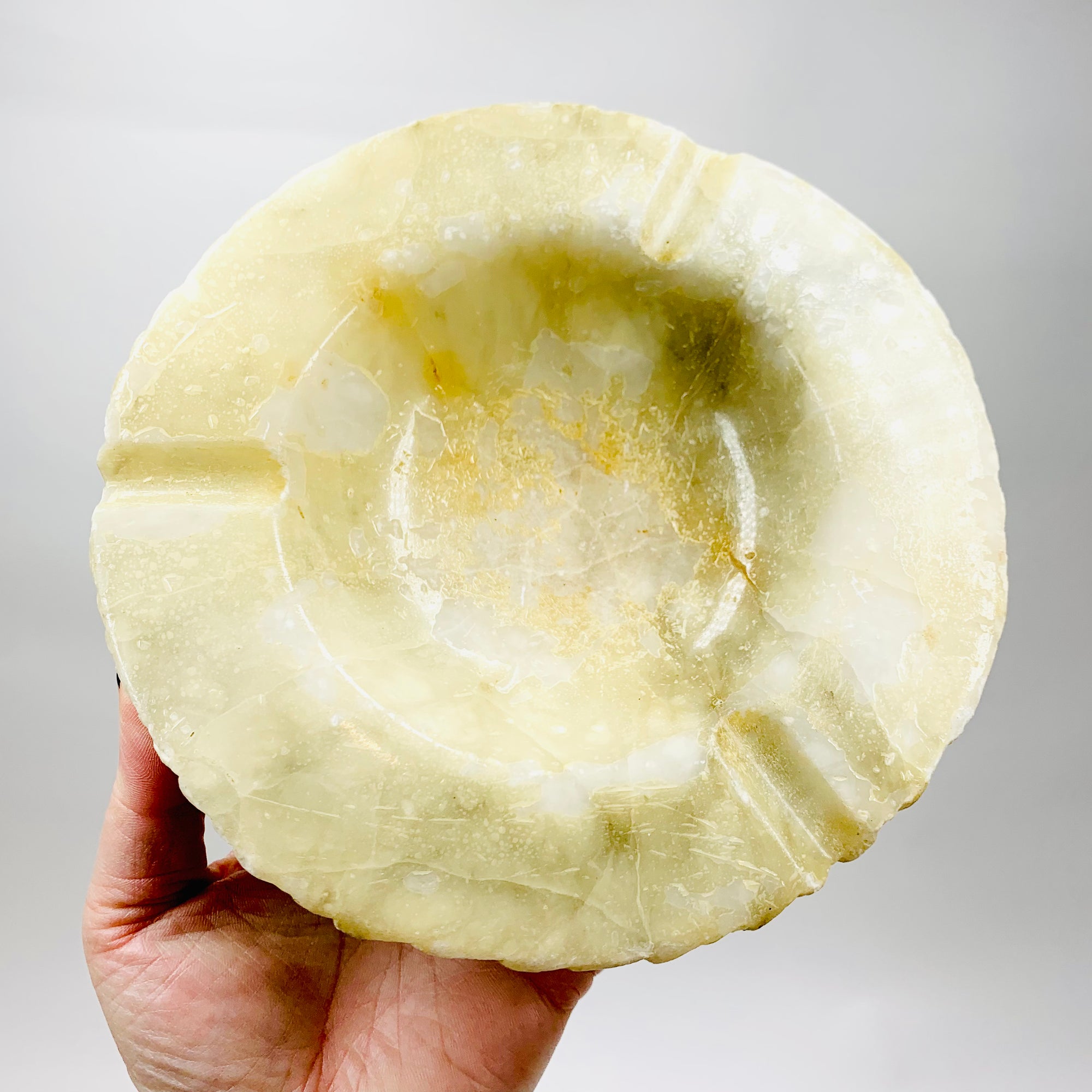 Midcentury soapstone ashtray