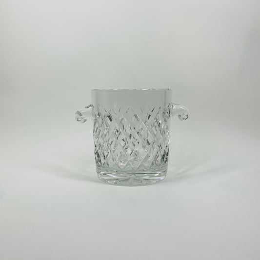 Antique hand cut crystal ice bucket