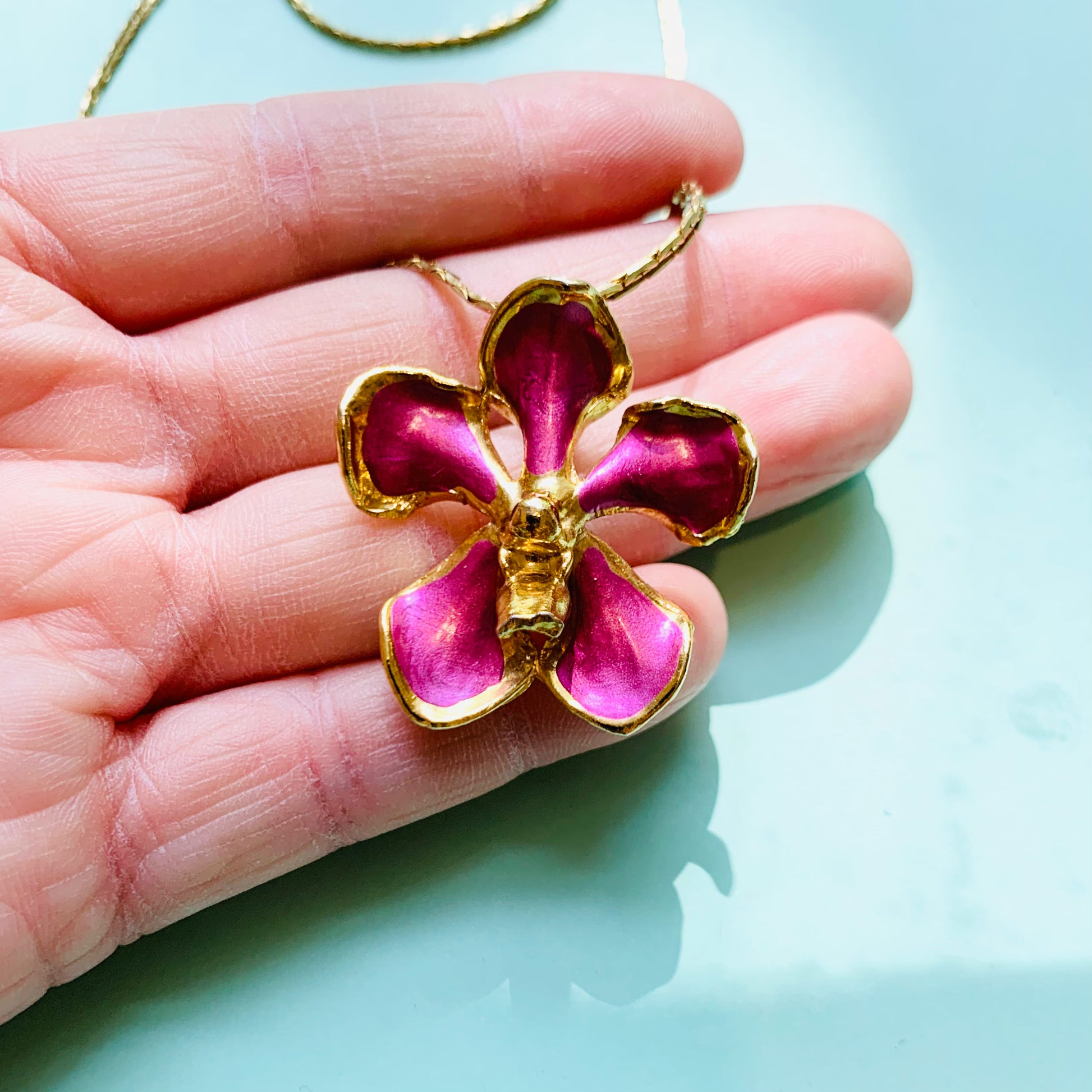 Gold 2025 plated orchid
