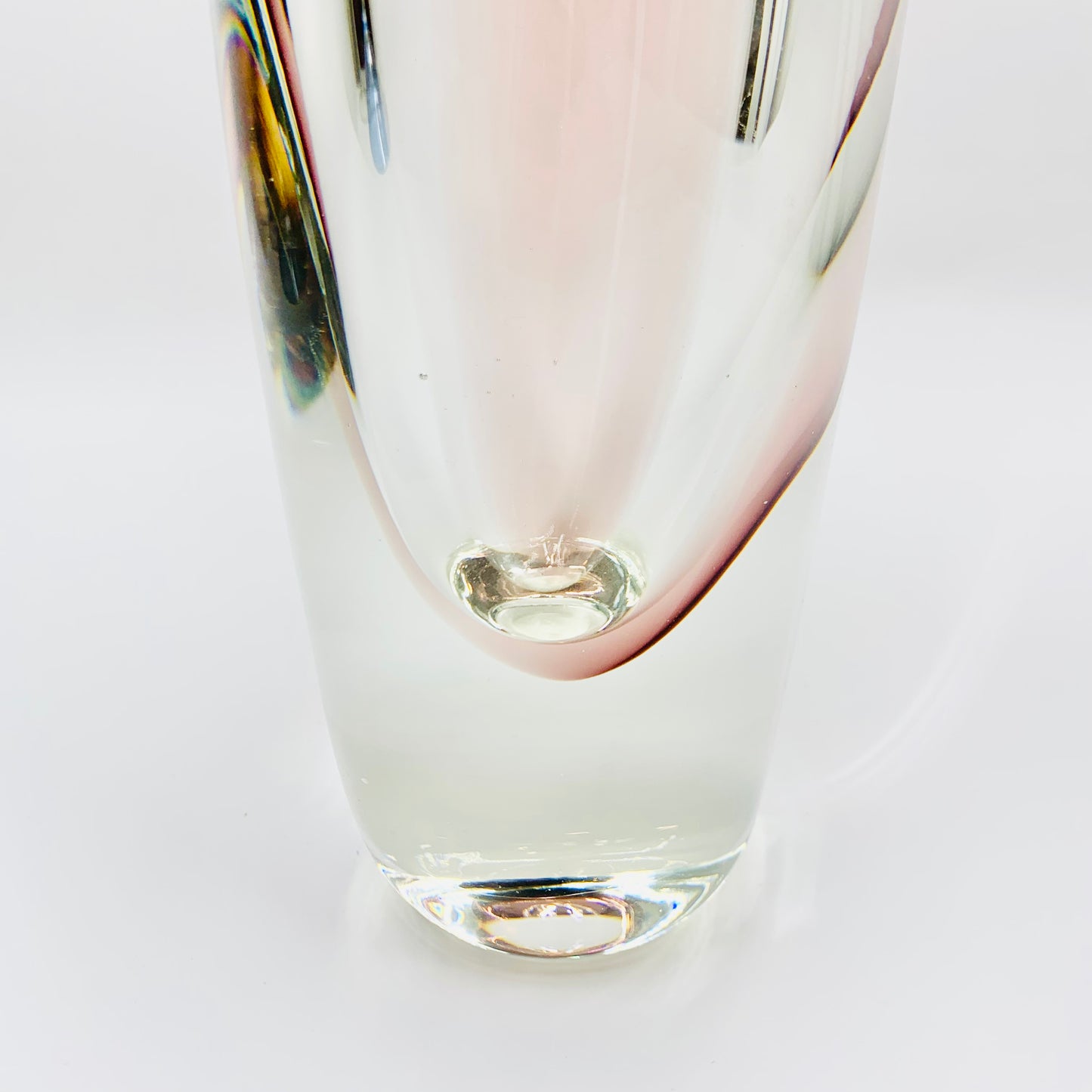 Extremely rare early MCM example of Swedish Saraband glass vase