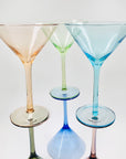 1960s HARLEQUIN MARTINI GLASSES