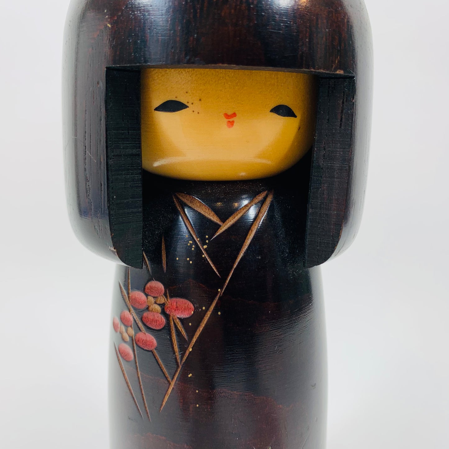 1980s Japanese wood kokeshi doll