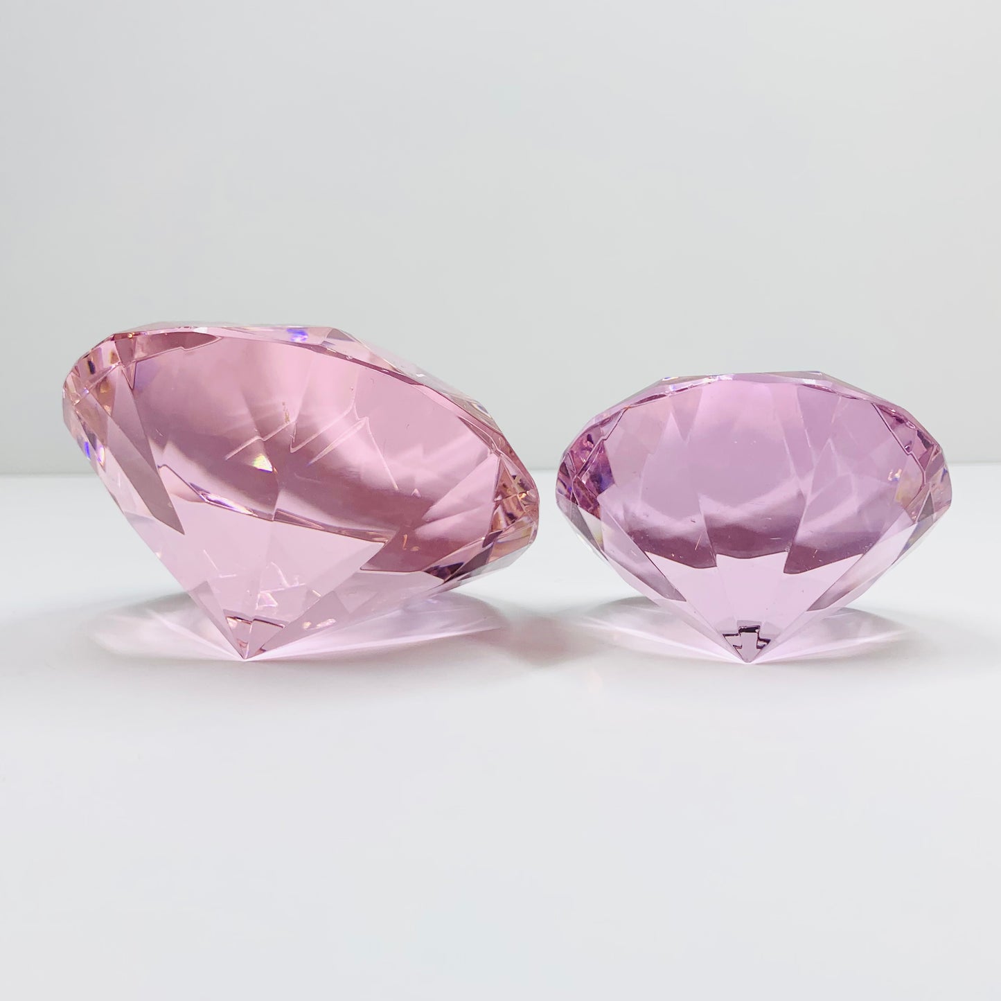 Rare retro pink Swarovski Crystal diamente
