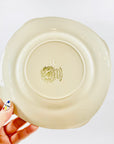 Burleigh Ware Zenith Art Deco Hand Painted Porcelain Coffee Cup and Matching Saucer