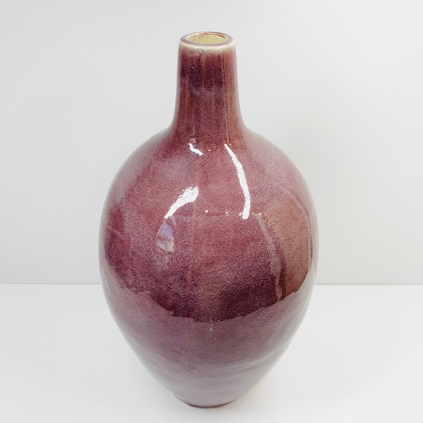 MCM mauve pottery vase