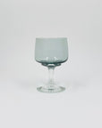 1950s POLISH GREY GLASSES WITH CLEAR STEMS