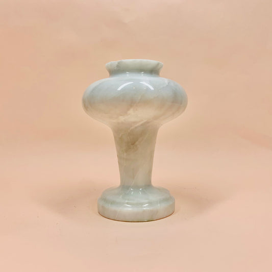 Antique marble bud vase/candle holder
