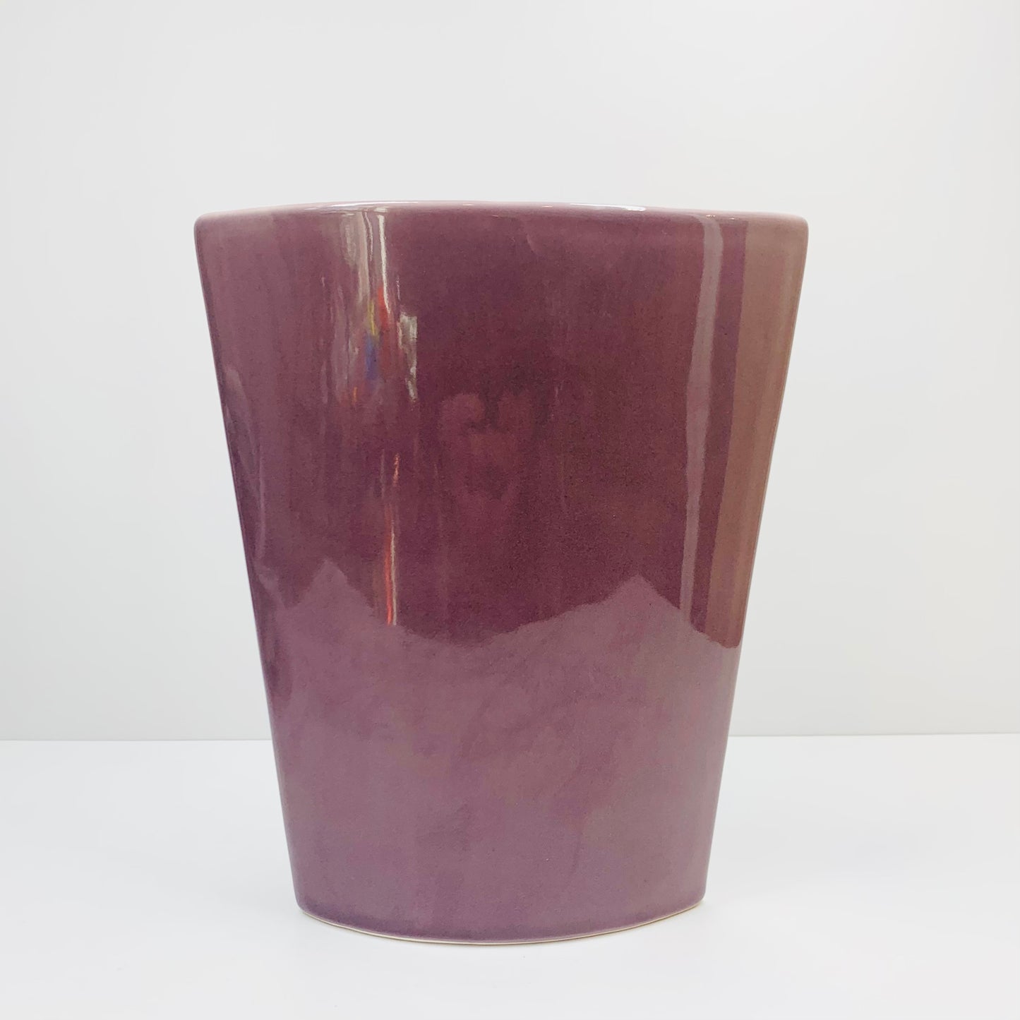 Space Age Thai purple porcelain vase