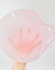 1950s PINK MURANO OPALESCENT GLASS SHELL BOWL
