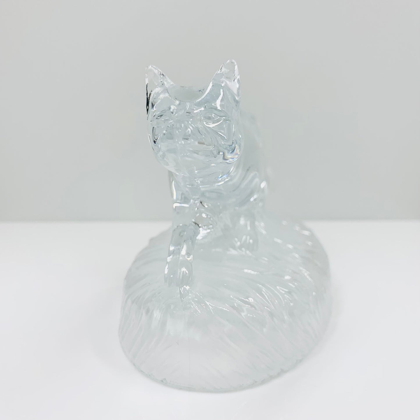 Vintage Hoya Japan glass fox sculpture