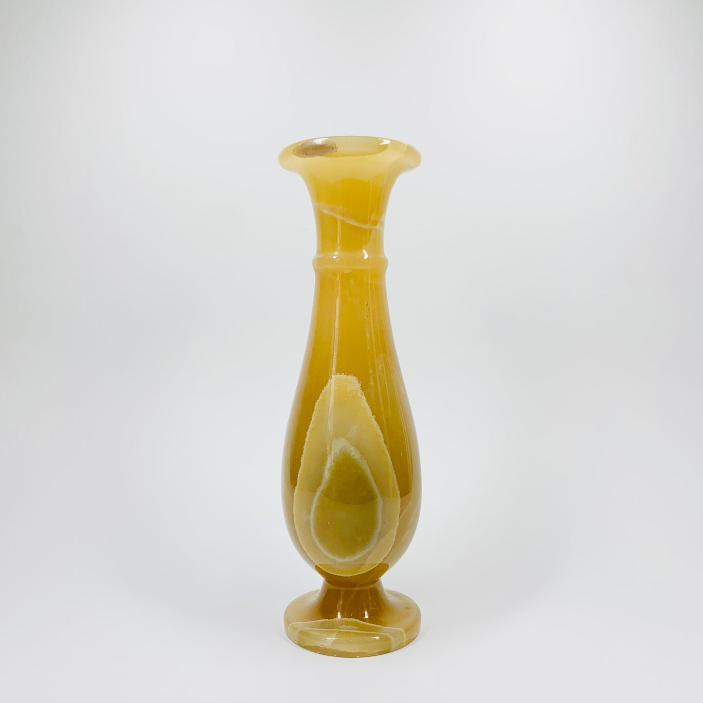Antique onyx baluster vase