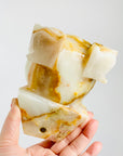 Midcentury onyx Aztec ashtray