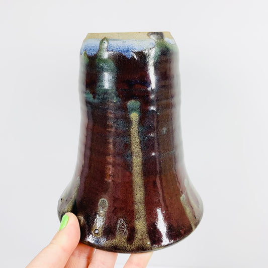 Midcentury hand made Gulson Pottery Goulburn posy vase